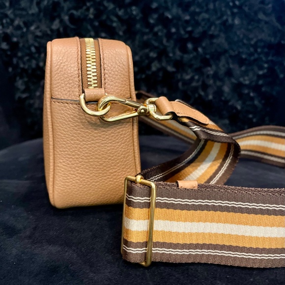 Prada Crossbody leather Bandoliera Camera Bag with Guitar Strap Caramel color - Picture 3 of 11